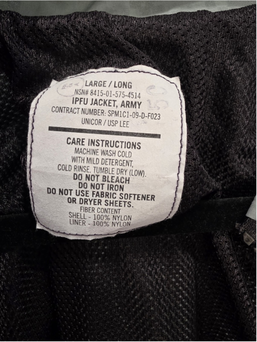 US Army IPFU Physical Training Jacket Reflective Windbreaker L /Long Streetwear - Picture 12 of 12